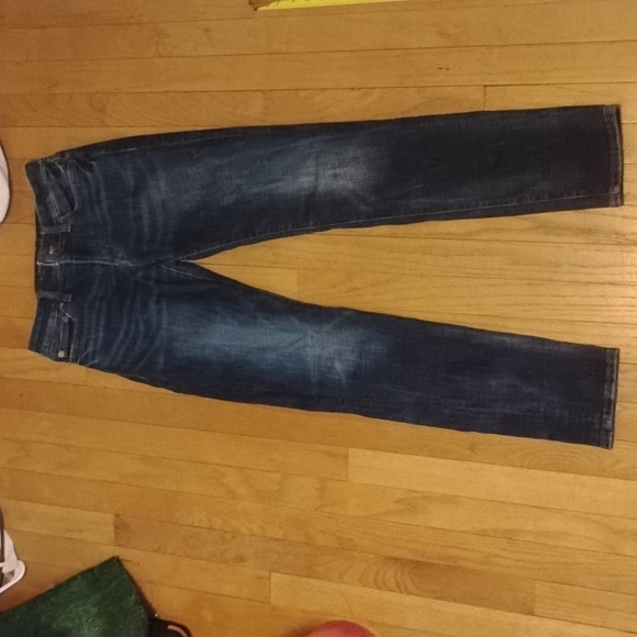 american eagle slim fit jeans mens 28x32 next level flex denim dark blue - Picture 1 of 6